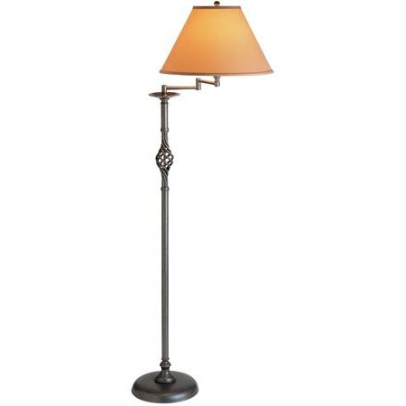 Hubbardton Forge Twist Basket Swing Arm Floor Lamp 242160-SKT-07-SA1655